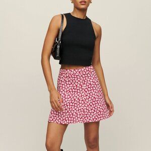Reformation Flounce Skirt Grenadine